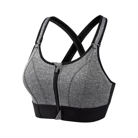 Front Open Zipper Bra