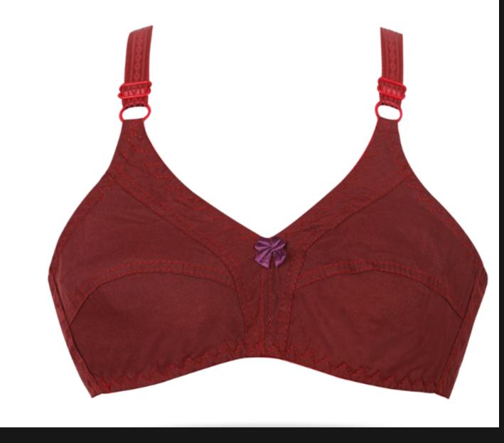 Pack of 04 Multi Colour Cotton 3 Hooks Bras Brief Blouse Brazier Brassier for Women Ladies Girls Undergarments