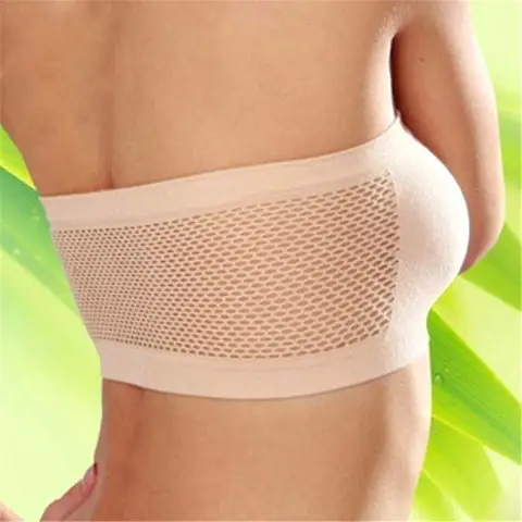 PACK OF 3 BRA Dynamics Wire-Free Comfortable Seamless One-Piece Strapless Underwear Ladies 6XL Sexy 3D Breathable Bra