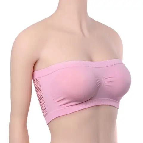 PACK OF 3 BRA Dynamics Wire-Free Comfortable Seamless One-Piece Strapless Underwear Ladies 6XL Sexy 3D Breathable Bra