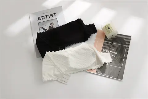 Girly seamless tube top with padded breast wrap wedding dress without strapless backless bra