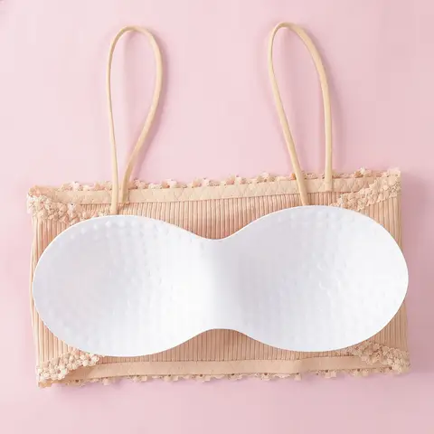 High Quality Breathable Sexy Girls Lace One Piece Seamless Chest Wrap Bra For Women