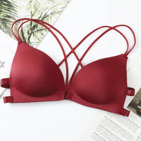 Good Quality Girl T-shirt sexy bra for women pushup Seamless Bralette Ladies WIreless Nylon Spandex bra