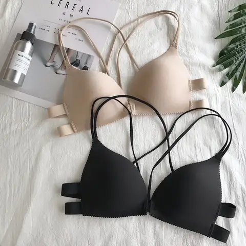Good Quality Girl T-shirt sexy bra for women pushup Seamless Bralette Ladies WIreless Nylon Spandex bra