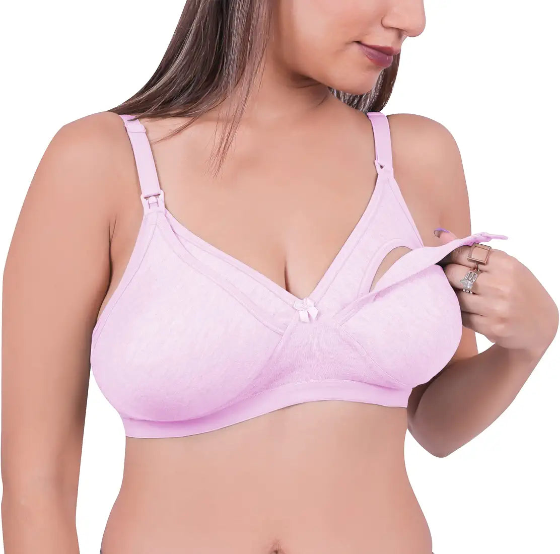 Nursing  Soft Cotton Leakage Proof Maternity Bra (PACK OF 3 BRA)