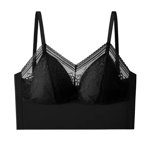 Women Silk Bra Mulberry Silk Everyday wear Lace with  Padded breathable push-up bra