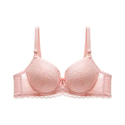 Sexy lace women's bra set high quality lace bra underwear adjustable buckle gathered with rims bra party underwear.