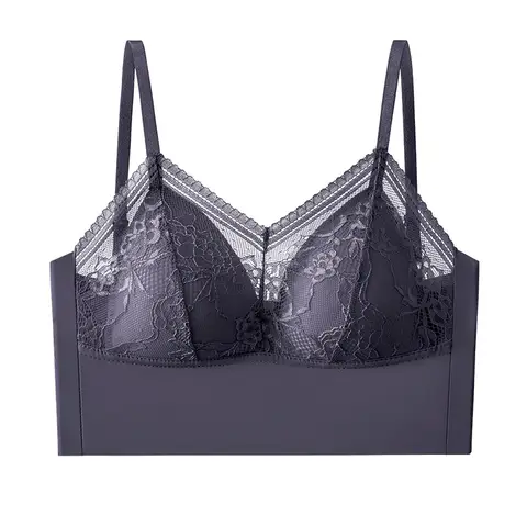 Women Silk Bra Mulberry Silk Everyday wear Lace with  Padded breathable push-up bra