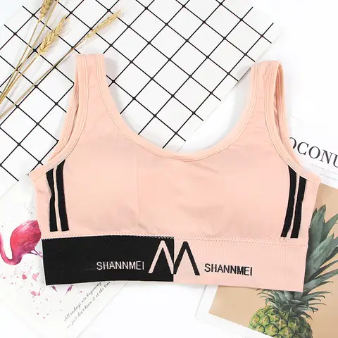 Sweet Girl Sling Sleeveless Chest Wrap Top Slim Fit Silk cotton Camisole Casual Push Up Padded BRA